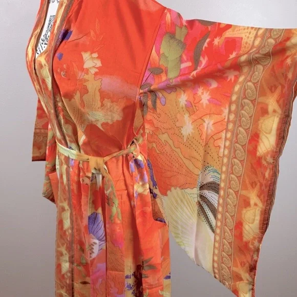 Bohemian Enchanted Mermaid Kimono Duster NEW! - Picture 8 of 12